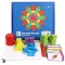 Jucarie de lemn Tangram cu forme creative, puzzle, 155 de bucati