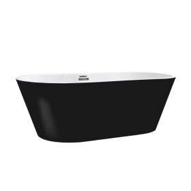 Cada de baie independenta Noa 170x75x56 cm neagra