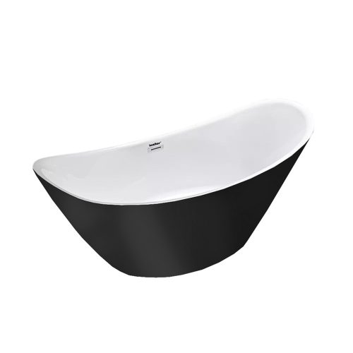 Cada de baie independenta Flow 170x75x72 cm neagra