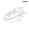 Barca de alimentare C12 cu backloader negru