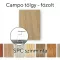 Pardoseala laminata Leziter Campo stejar vinil SPC mostra/buc