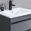 Masca de baie Cube 60 cu chiuveta ceramica, 2 sertare, gri antracit