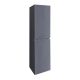 Dulap lateral Cube gri antracit, montat pe perete