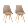 Scaun de masă Silla, 2 buc., bej