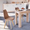 Set de 4 scaune de masă Silla bej