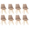 Silla scaun de luat masa 8 bucăți în bej
