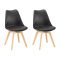 Scaun de masă Silla, 2 buc., negru
