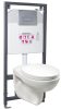 Set rezervor WC montat pe perete Doris Pacific CH