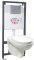 Set rezervor WC montat pe perete Doris Pacific CH