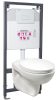 Set rezervor WC montat pe perete Doris Pacific WH