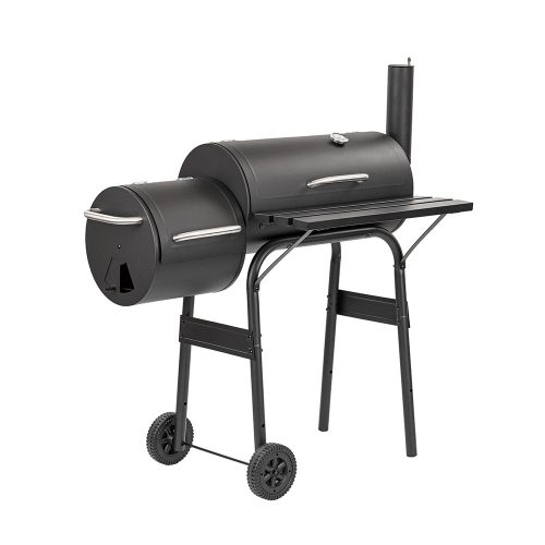 Gratar de gradina cu carbune si afumatoare