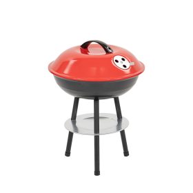 Gratar cu bila de gradina cu carbune