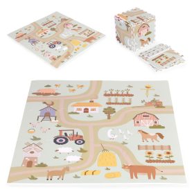   Covor de joacă din spumă EVA pentru copii Farm 90,5x90,5 cm 21 bucăți