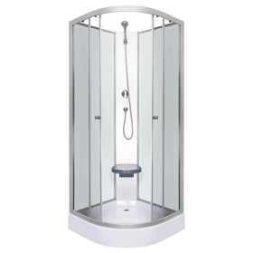 Cabina de dus Evora White 90 cu cadita de dus, 90x90x205 cm