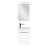 Mobilier de baie fantastic Melanie cu oglinda, alb