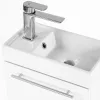 Mobilier de baie fantastic, cu lavoar, in alb