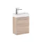 Mobilier de baie fantastic, cu lavoar, in culoarea stejarului Sonoma