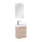 Mobilier de baie fantastic Melanie cu oglinda, culoare stejar sonoma