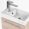 Mobilier de baie fantastic Melanie cu oglinda, culoare stejar sonoma