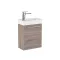 Mobilier de baie fantastic, cu lavoar, in culoarea stejarului York