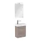 Mobilier de baie fantastic Melanie cu oglinda, culoare stejar York