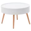 Masă de cafea rotundă cu depozitare 60 cm