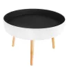 Masă de cafea rotundă cu depozitare 60 cm