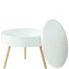 Masă de cafea rotundă cu depozitare 60 cm