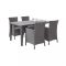 Set de mobilier de gradina Futura 4-1 in culoarea grafit