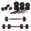 Haltere reglabile 2x10 kg set de haltere 20 kg bar