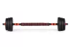Haltere reglabile 2x10 kg set de haltere 20 kg bar