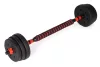 Haltere reglabile 2x10 kg set de haltere 20 kg bar