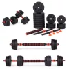 Haltere reglabile 2x15 kg set de haltere 30 kg bar