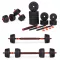 Haltere reglabile 2x15 kg set de haltere 30 kg bar