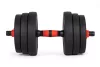 Haltere reglabile 2x15 kg set de haltere 30 kg bar
