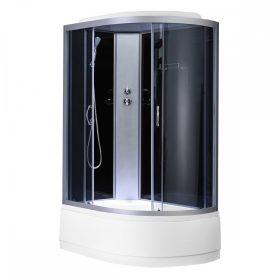 Cabina de dus Cora cu tava adanca si instalare pe partea stanga