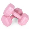 Hex barbell set 2x2 kg roz
