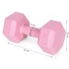 Hex barbell set 2x2 kg roz