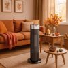 Ventilator coloana cu incalzire electrica Therma 1100W / 2000W negru