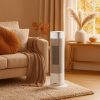 Ventilator coloana electric de racire-incalzire Alizee 1000W / 2000W cromat