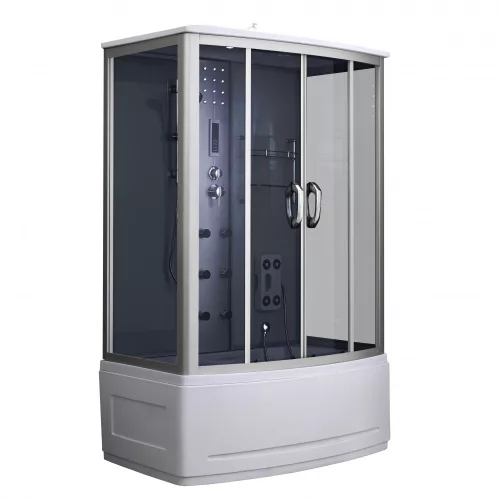 Cada de baie cu hidromasaj Emilia 135 cu electronica, neagra