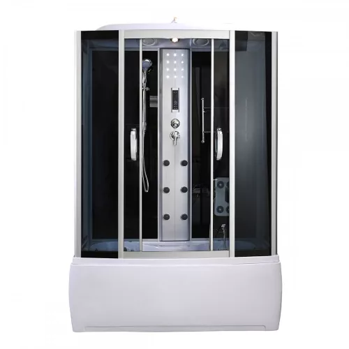 Cada de baie cu hidromasaj Emilia 150 cu electronica, neagra
