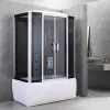 Cada de baie cu hidromasaj Emilia 150 cu electronica, neagra