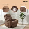 Scaun electric de masaj Relaxa balansoar și pivotant