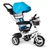 Tricycle tricycle tricycle swivel awning with durable tyres blue