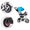 Tricycle tricycle tricycle swivel awning with durable tyres blue