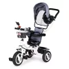Tricycle tricycle tricycle swivel awning with durable tyres grey