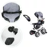 Tricycle tricycle tricycle swivel awning with durable tyres grey