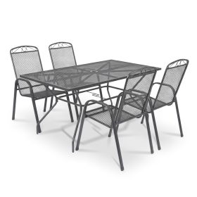 Set de mobilier de grădină Melfi 4+1