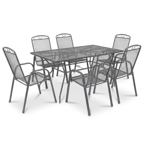 Set de mobilier de grădină Melfi 6+1